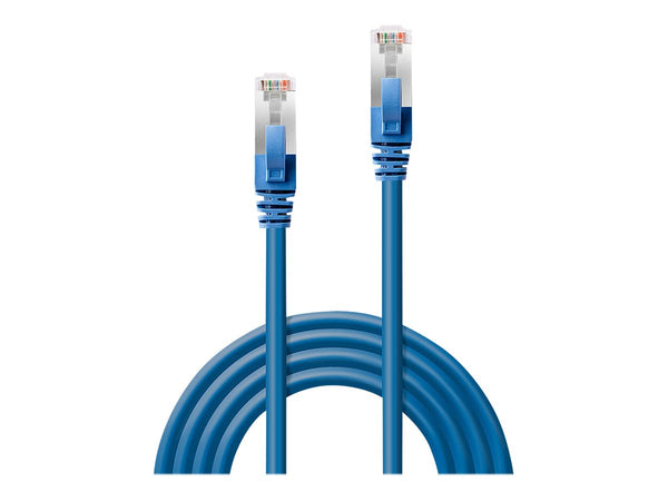 LINDY S/FTP Cat.6 Cable Blue 2m LSOH incl. Testprotocol