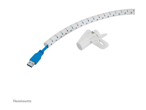 NEOMOUNTS Spiral Cable Wrap 15mm multiple cables white