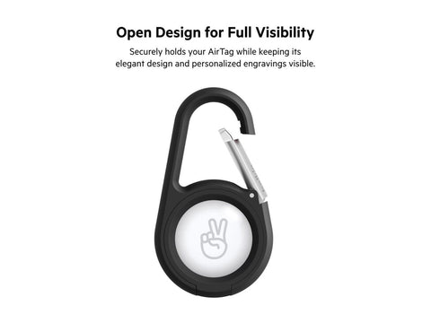 BELKIN Secure Holder Carabiner for Airtag Black