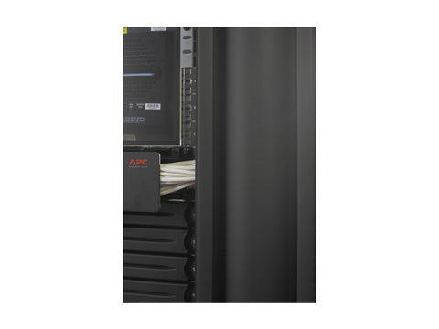 APC ValueLine Vertical Cable Manag 2 and 4 Post Racks 84p H X 12inch W Double-Sided with Doors