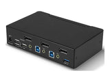 LINDY 2 Port KVM Switch DisplayPort 1.4 Switch between 2 DP equipped PCs from one keyboard mouse and monitor