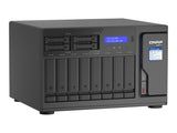 QNAP 12-Bay TurboNAS 8x3.5p HDD + 42.5p SSD SATA 6G Intel Xeon W-1250 6 cores 12 threads 3.3GHz 16Go DDR4 ECC RAM