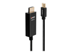 LINDY 0.5m Mini DP to HDMI Adapter Cable with HDR