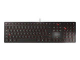 CHERRY KC 6000 Slim Corded Keyboard - USB - BLACK (FR)