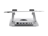 TNB iClick 360 adjustable notebook stand with detachable 6in1 hub aluminum
