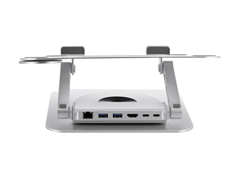 TNB iClick 360 adjustable notebook stand with detachable 6in1 hub aluminum