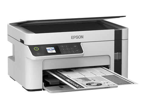 EPSON EcoTank ET-M2120 MFP Mono B/W ink-jet A4 15ppm print 150 sheets USB Wi-Fi white