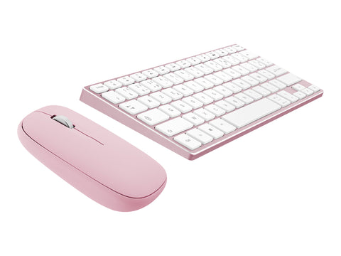 TNB iClick color Bluetooth keyboard and mouse - pink AZERTY (FR)