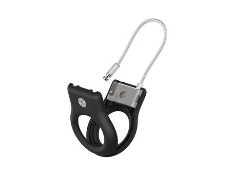 BELKIN Secure Holder with Wire Cable for Airtag Black