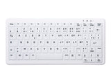 CHERRY AK-C4110F-U1-W/FR Wired keyboard compact without numpad washable USB white (FR)