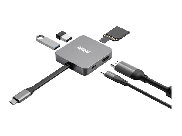 URBAN FACTORY HUBEE LIGHT USB-C MINI STATION WITH 100W POWER DELIVERY