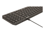 URBAN FACTORY Clavier Bluetooth & 2.4GHZ avec batterie rechargeable (micro usb) AZERTY