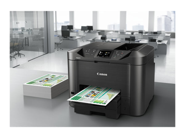 CANON MAXIFY MB5450 MFP colour ink-jet A4 210x297mm A4 22ppm copy 24 ipm print 500 sheets USB 2.0 LAN Wi-Fi USB host