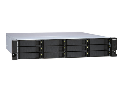 QNAP TL-R1200S-RP 12-bay 2U rackmount SATA JBOD expansion unit redundant PSU