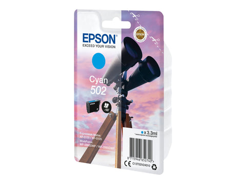 EPSON 1LB Singlepack Cyan 502 Ink SEC w/s