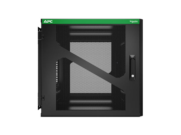 APC NetShelter 12U Wallmount Rack Enclosure Cabinet Side Mount UPS Depth