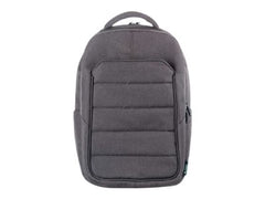 URBAN FACTORY Eco-designed laptop backpack made from recycled PET. Its structure is reinforced with high density foam
