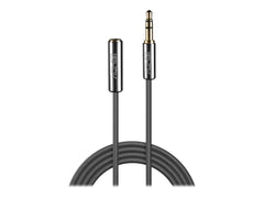 LINDY Cromo Line Audio Cable Stereo 3.5mm-3.5mm M-F 5m anthrazit extension