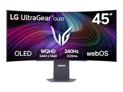 LG 45GX90SA-B.AEU 45p WQHD OLED UltraGear 240Hz G-Sync Curved Gaming Monitor with webOS