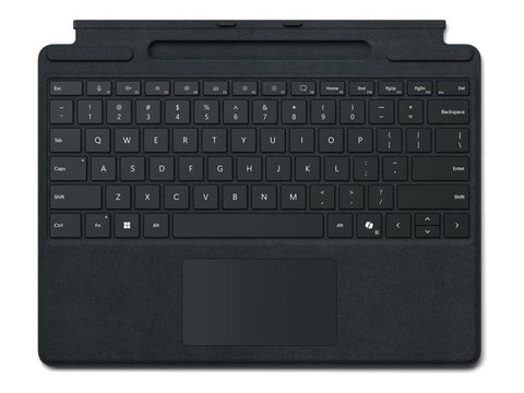 MICROSOFT Surface Pro9/10 Typecover with Slim Pen Storage COMM black Italy
