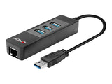 LINDY USB 3.1 Hub/Gigabit Ethernet Adapter up to zu 5Gbitps