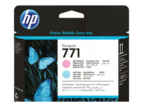 HP 771 original printhead CE019A light magenta and light cyan standard capacity 1-pack