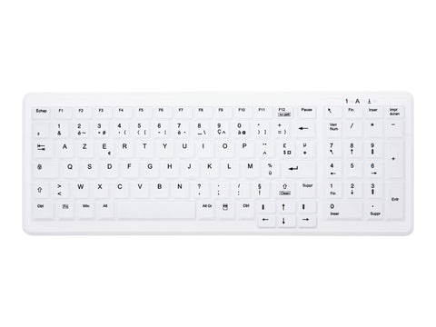 CHERRY AK-C7000F-FUS-W/FR Wireless keyboard compact with numpad waterproof IP68 USB white (FR)