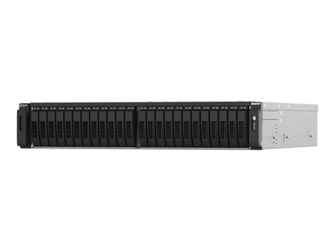 QNAP TS-h2490FU-7232P-64G 24-Bay all-flash NAS AMD EPYC 7232P NVMe Gen3x4 64Go RAM 2x2.5GbE LAN 2x25GbE SFP28