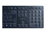 CHERRY KW 9100 SLIM Wireless Keyboard USB and Bluetooth black rechargeable (FR)