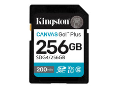 KINGSTON 256Go SDXC Canvas Go Plus Gen4 200Mo/s C10 UHS-I U3 V30