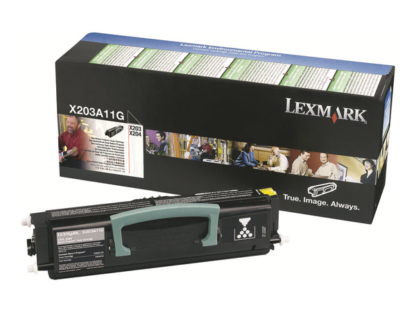 LEXMARK X203N,  X204N cartouche de toner noir capacité standard 2.500 pages pack de 1 retour programme