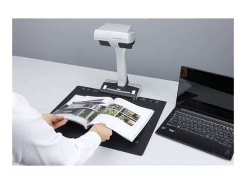 RICOH ScanSnap SV600 Contactless overhead document scanner capable of scanning A8 to A3 documents up to 30mm depth. Includes USB 2