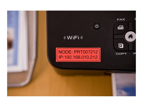 BROTHER P-TOUCH TZE-441 noir sur rouge 18mm