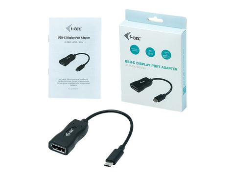 I-TEC USB C to Display Port Adapter 1xDP 4K 60Hz Ultra HD compatible with Thunderbolt 3