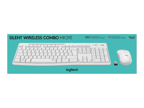 LOGITECH MK295 Silent Wireless Combo - OFF WHITE - FRA - CENTRAL