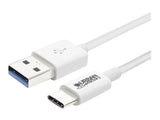 URBAN FACTORY 1M USB-A To USB-C Standard Cable PVC White