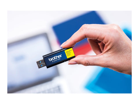 BROTHER CZ-1001 Ruban 9 mm de largeur pour VC-500W