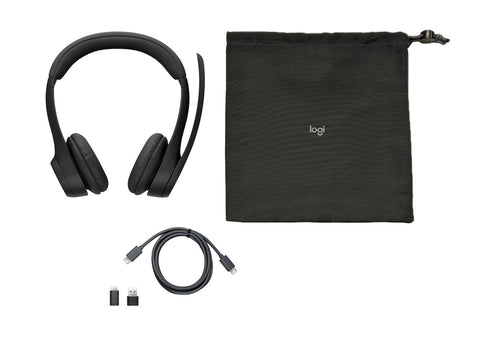 LOGITECH Headset - Zone 305 - Midnight Black - 2.4GHZ/BT - PLUGC - EMEA28-935 - BUNDLE TEAMS