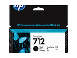 HP 712 38-ml Black DesignJet Ink Cartridge