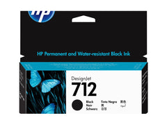 HP 712 38-ml Black DesignJet Ink Cartridge