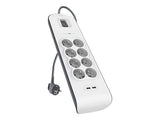 BELKIN Multiprise/Parafoudre 8 Prises 2 Ports USB