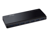 TP-LINK 7 ports USB 3.0 Hub with 2 power charge ports 2.4A Max Desktop a 12V/4A power adapter included