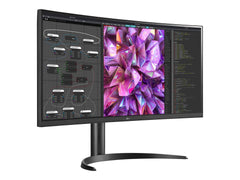LG 34WQ75C-B Écran LED - incurvé - 34" - 3440 x 1440 UWQHD @ 60 Hz - IPS - 300 cd/m² - 1000:1 - HDR10 - 5 ms - 2xHDMI,DP, USB-C