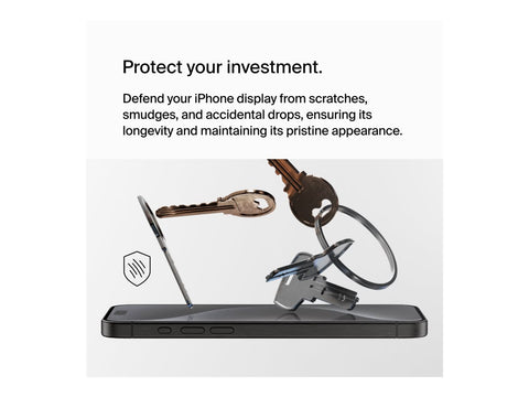BELKIN ScreenForce Pro UltraGlass2 AM Screen Protection for iPhone 15 Pro Max