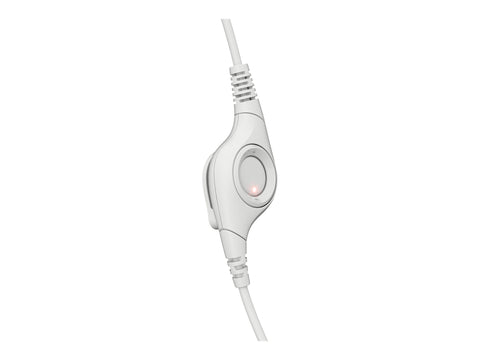 LOGITECH H390 Headset on-ear wired USB-A off-white
