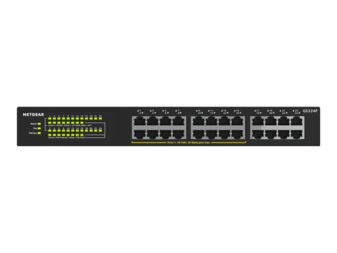 NETGEAR 24PT GIGE UNMANAGED SWITCH W/ POE+