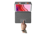 LOGITECH Combo Touch for iPad 7th & 8th generation - Graphite - Fra