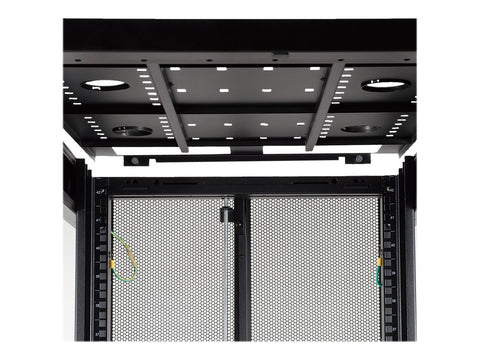 EATON TRIPPLITE 42U SmartRack Wide Standard-Depth Rack Enclosure Cabinet with Doors and Side Panels