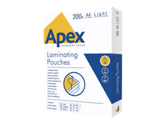 FELLOWES APEX POCHETTES A4 80MIC 200PK
