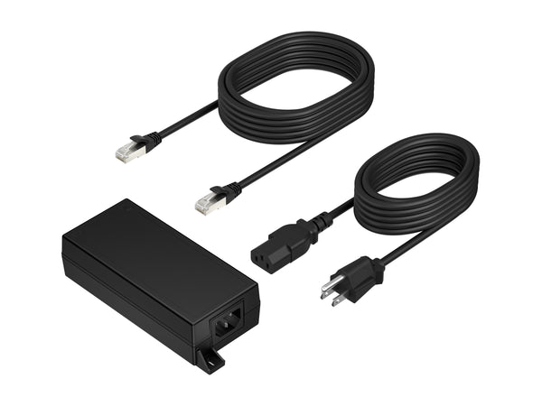 HP Poly PoE++ 65W 2.5G Adapter with 3.66m CAT6A Cable and Power Cord EMEA INTL English Loc Euro plug